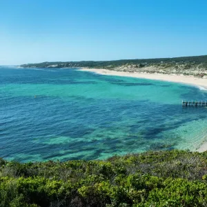 White sand and turquoise water near Margaret River, Western Australia, Australia, Pacific