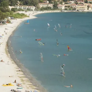 Windsurfing at Vasiliki beach