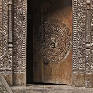 Wooden doorway