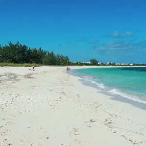 World famous Grace Bay beach, Providenciales, Turks and Caicos, Caribbean, Central