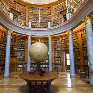 World famous library in the Millenary Benedictine Abbey of Pannonhalma