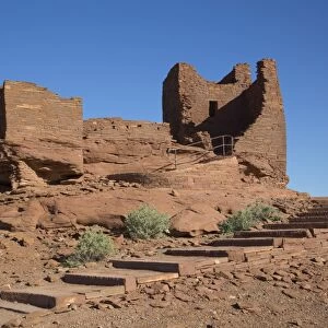 Wukoki Pueblo, inhabited from approximately 1100 AD to 1250 AD, Wupatki National Monument