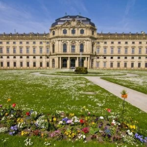 Wurzburg Residence, UNESCO World Heritage Site, Franconia, Bavaria, Germany, Europe