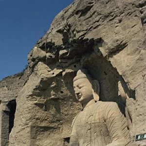 Yungang Buddhist Caves, Datang, Shanxi, China, Asia