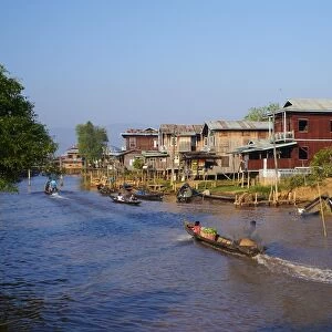 Ywama village, Inle Lake, Shan State, Myanmar (Burma), Asia