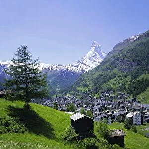 Zermatt and the Matterhorn mountain