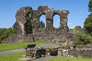 Ruined Prints: The 12th century Egremont Castle, West Cumberland, Cumbria, England, United Kingdom