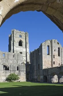 Images Dated 26th September 2009: The 12th century Fountains Abbey, UNESCO World Heritage Site, near Ripon