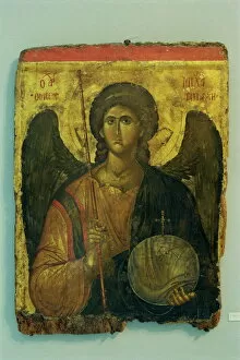 Images Dated 7th January 2000: A 14th century icon of Archangel Michael in the Byzantine