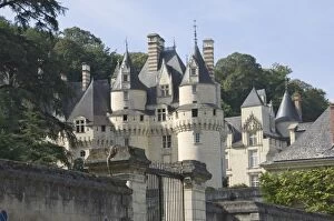 The 15th century Chateau d Usse, supposedly the inspiration for Charles Perrraults Sleeping Beauty, Indre-et-Loire