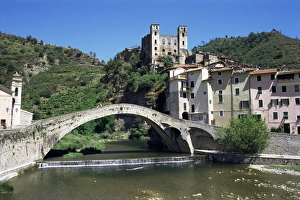 The 15th century Dorias castle and medieval bridge The 15th century Dorias castle and medieval bridge