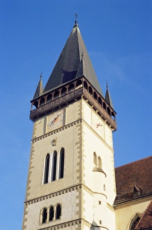 Slovak Republic Prints: 15th century Gothic tower of church of St
