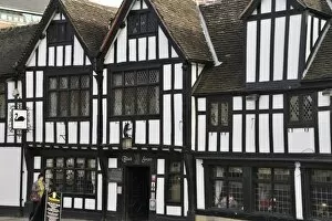Timbered Collection: The 15th century half-timbered Black Swan Public house, Peasholme Green, York, Yorkshire, England