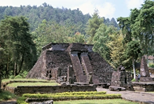 Indonesian Prints: The 15th century temple of Candi Sukuh