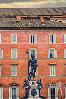 Water Fountain Prints: The 16th century fountain Fontana del Nettuno