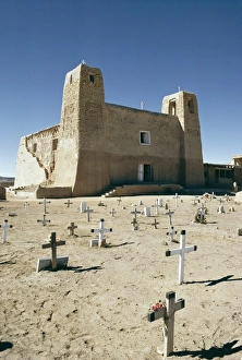 Missions Prints: 16th century Mission San Estevan del Rey