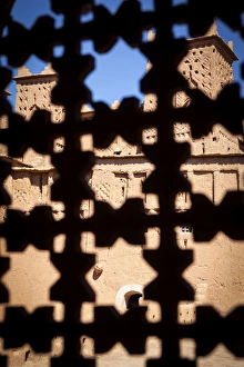 Lattice Prints: The 17th century Amerhidil kasbah, Skoura, Morocco, North Africa, Africa