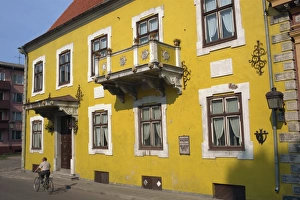 Estonia Prints: A 17th century house owned by Hans D. Schmidt, Parnu, Estonia, Baltic States, Europe