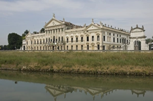 Mansions Prints: The 18th century Baroque Villa Pisani at Stra, Riviera du Brenta, Venice