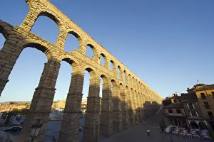 The 1st century Roman aqueduct, UNESCO World Heritage Site, Segovia, Madrid