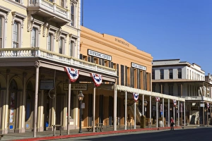Sacramento Prints: 2nd Street in Old Town Sacramento, California, United States of America, North America