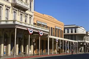 Images Dated 27th September 2009: 2nd Street in Old Town Sacramento, California, United States of America, North America