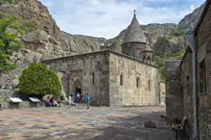 The 4th century Geghard Monastery, UNESCO World Heritage Site, Kotayk Province, Yerevan