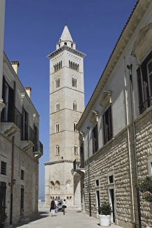 Pilgrimage Site Prints: The 60 metre tall bell tower of the Cathedral of St. Nicholas the Pilgrim (San Nicola