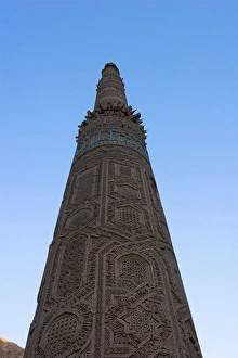 The 65 metre tall 12th century Minaret of Jam at dawn, UNESCO World Heritage Site
