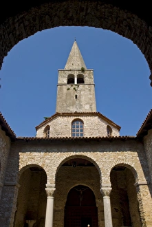 Towers Prints: The 6th century Euphrasian Basilica, UNESCO World Heritage Site, Porec