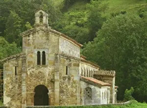 Asturias Prints: The 9th century church of San Salvador at Valdedios near Villaviciosa
