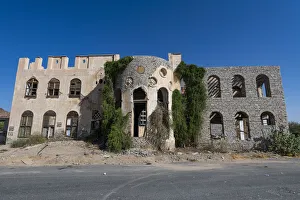 Abandoned Abdullah al-Suleiman Palace, Taif, Kingdom of Saudi Arabia, Middle East