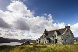 Bad Condition Prints: Abandoned croft near the village of Lacasaidh (Laxay)