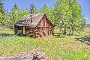Cabin Prints: An abandoned homestead in the Kaibab National Forest, Arizona, USA
