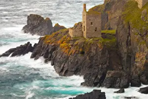Tin Mine Prints: Abandoned Tin Mine near Botallack