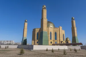 Kazakhstan Prints: Abaya Mosque, Semey, formerly Semipalatinsk, Eastern Kazakhstan, Central Asia, Asia