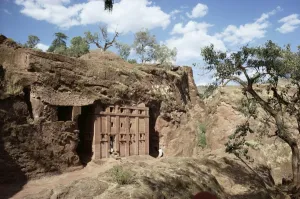Lalibela Prints: Abba Libanos church, Lalibela, UNESCO World Heritage Site, Ethiopia, Africa