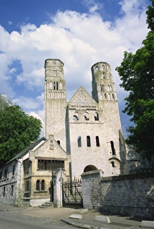 The Abbaye de Jumieges in Seine Maritime, Normandy, France, Europe