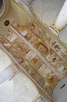 Images Dated 23rd October 2005: Abbey church of Saint-Savin sur Gartempe, known as the Romanesque Sistine Chapel
