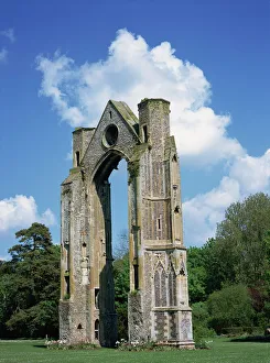 Norfolk Prints: Abbey ruins, Little Walsingham, Norfolk, England, United Kingdom, Europe