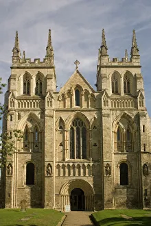 Yorkshire Prints: The Abbey, Selby, Yorkshire, England, United Kingdom, Europe