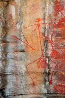 Images Dated 13th May 2008: Aboriginal rock art, Ubirr, Kakadu National Par, UNESCO World Heritage Site