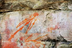 Images Dated 13th May 2008: Aboriginal rock art, Ubirr, Kakadu National Park, UNESCO World Heritage Site