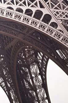 Abstract of the Eiffel Tower in Paris, France, Europe