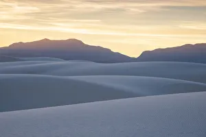 Alamogordo Prints: Abstract landscape of White Sands National Park, New Mexico, United States of America