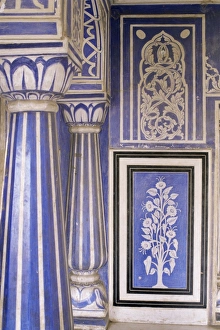 Abstract or stylized floral motif