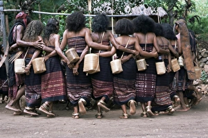 Soldier Prints: Abui tribal warrior dance