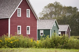 Clap Board Prints: Acadian Village, Van Buren, Maine, United States of America, North America