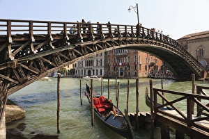Venetian Prints: Accademia Bridge, Grand Canal, Venice, UNESCO World Heritage Site, Veneto, Italy, Europe