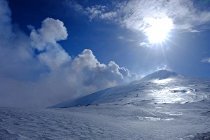 Mount Etna Prints: Active summit craters, Mount Etna, UNESCO World Heritage Site, Catania, Sicily, Italy